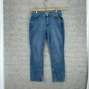 Warp+Weft Maraba Slim Straight Jeans Womens 14 blue 4125